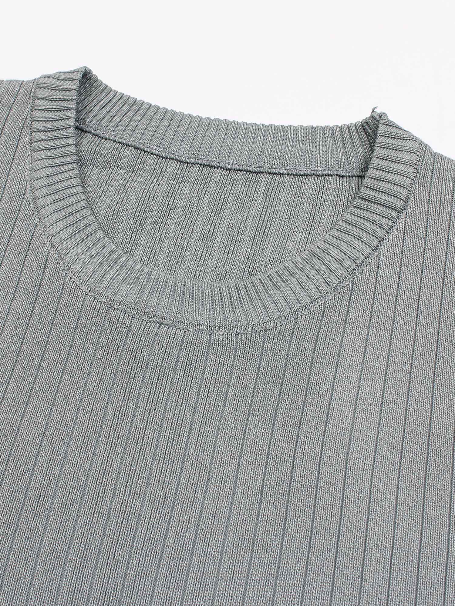 The Allure 3-Piece Textured Knit Set (grey)