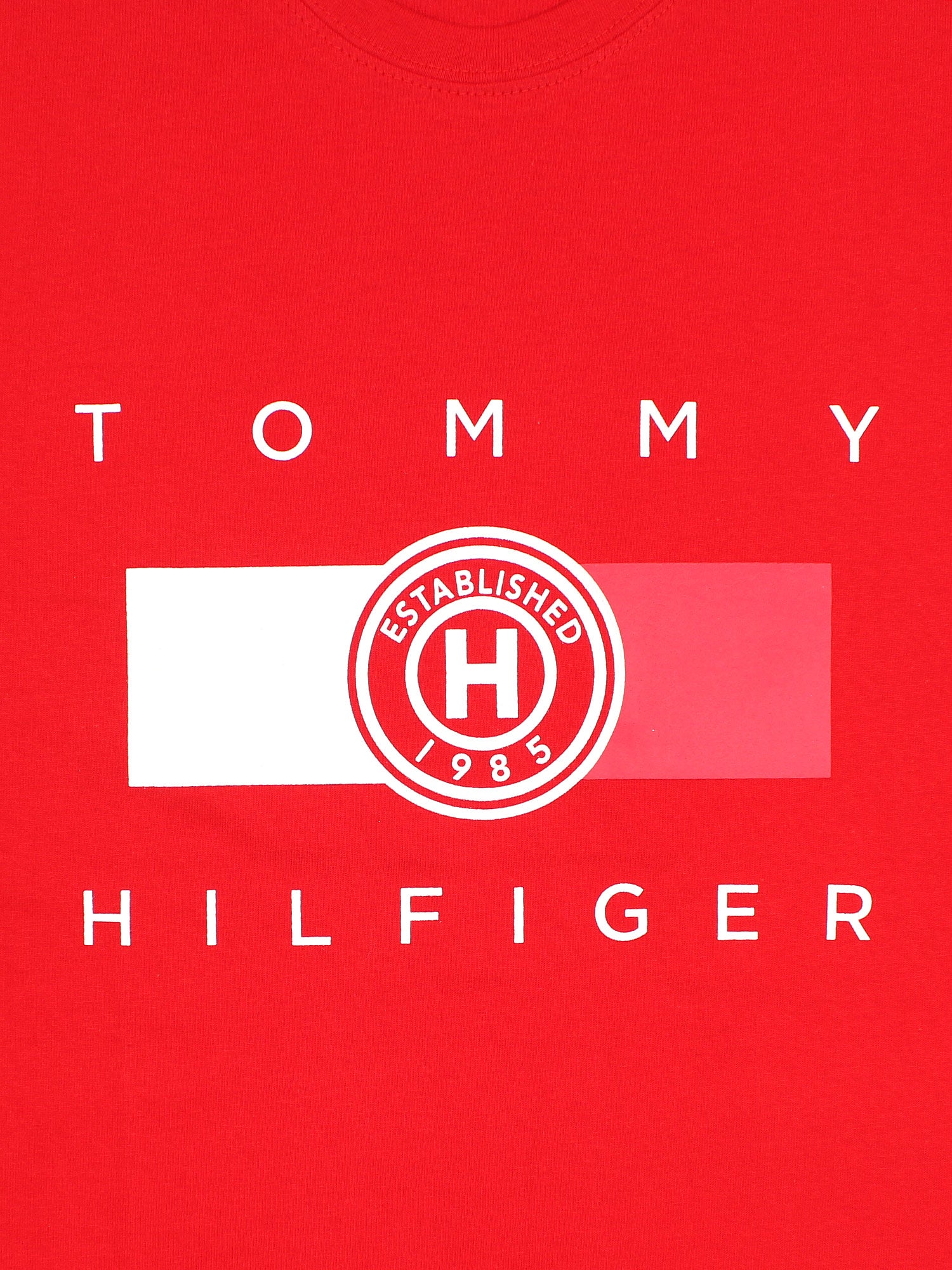 Th printed flag tshirt-red
