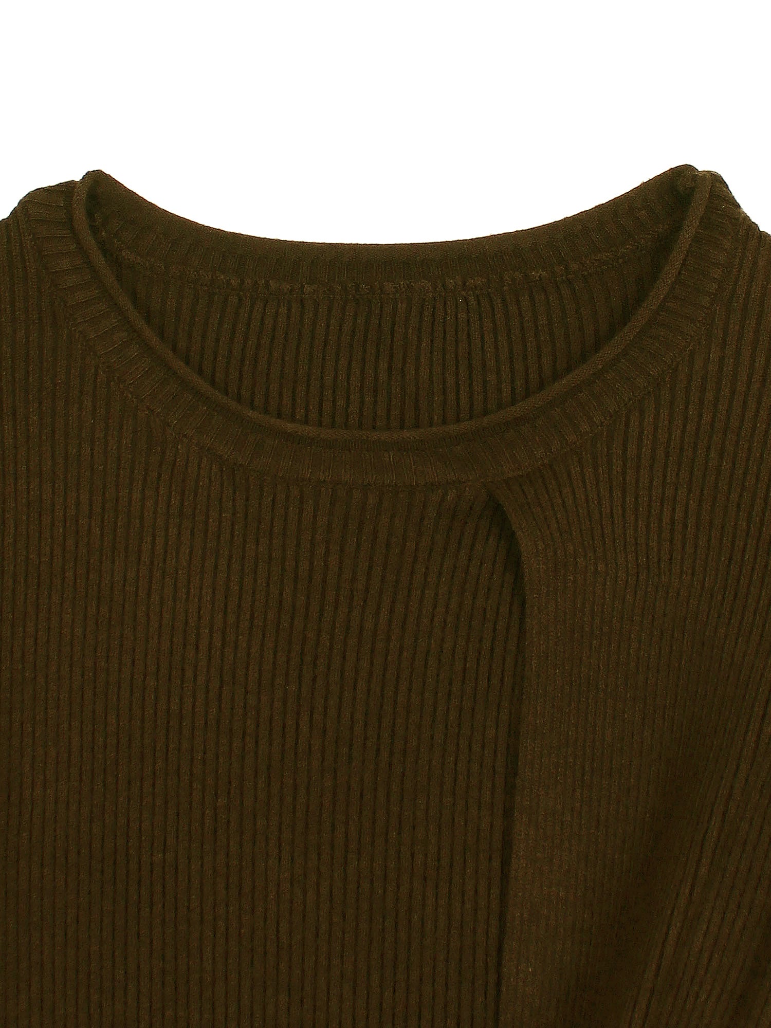 The Aura Asymmetrical Tie-Knit Set (brown)