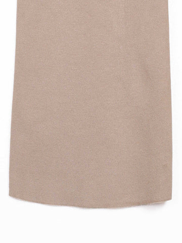 The mumu Crystal-Embellished Knit Set (camel)