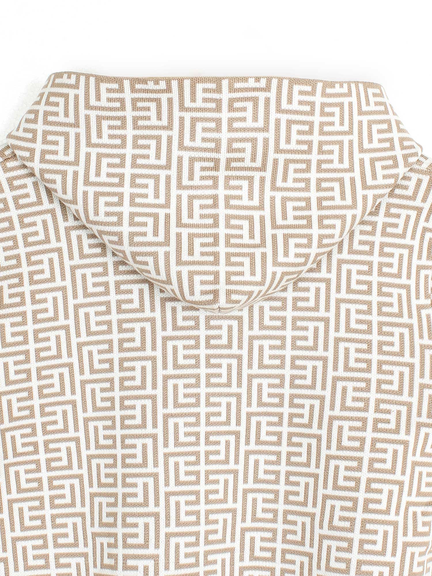 The Elysian Monogram Knit Set (Camel & Cream)