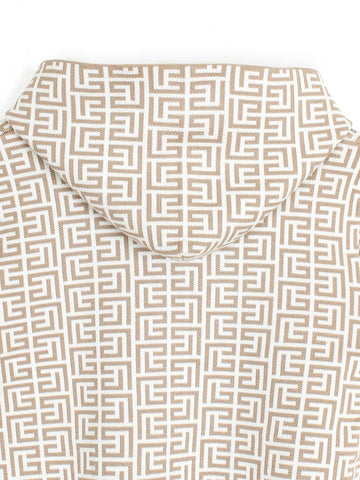 The Elysian Monogram Knit Set (Camel & Cream)