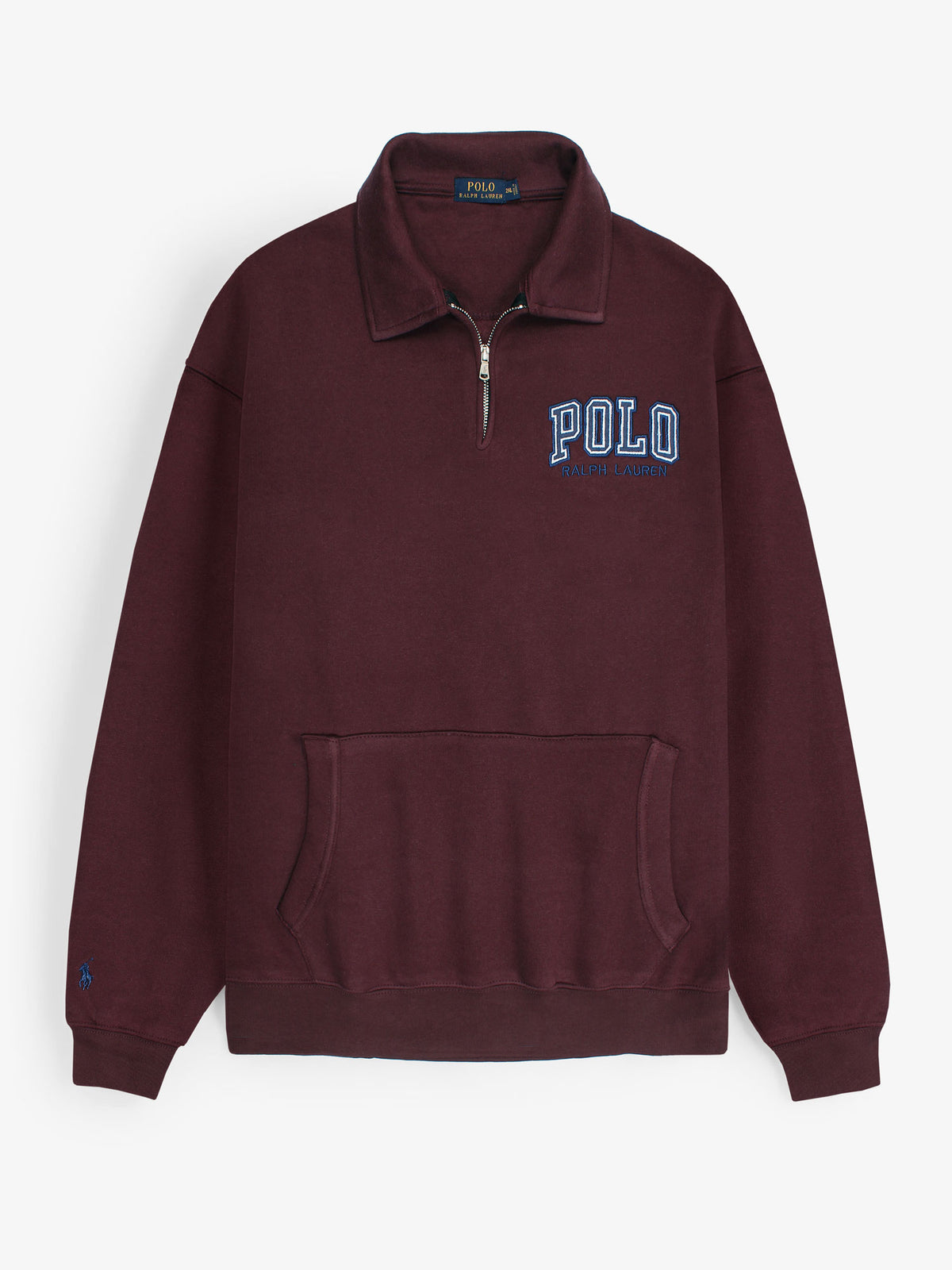 The RL Polo Fleece Sweatshirt (maroon)