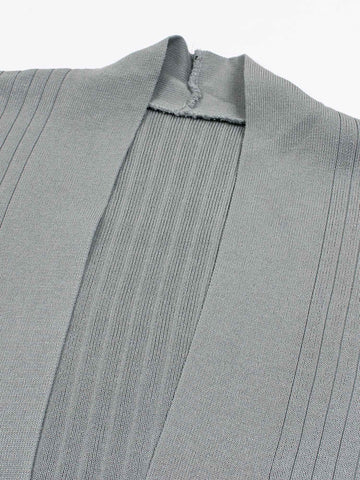 The Allure 3-Piece Textured Knit Set (grey)