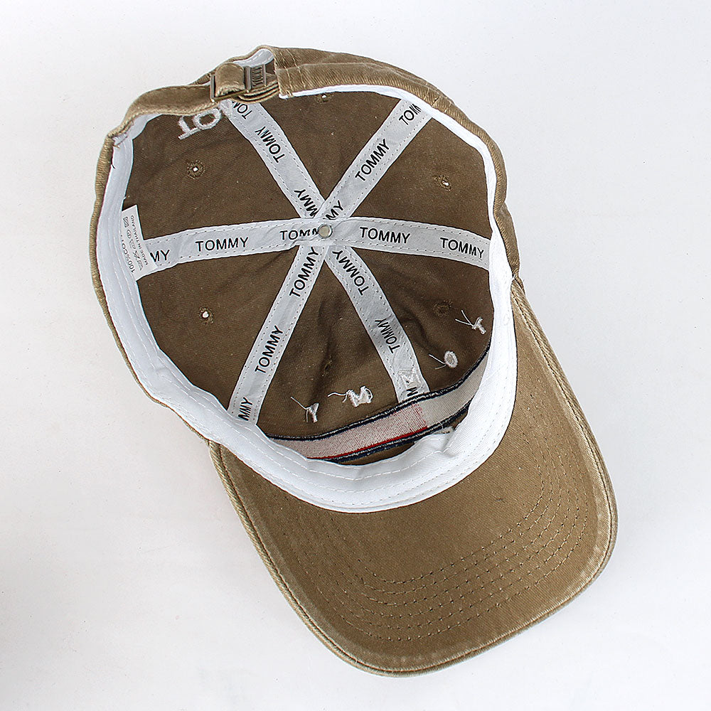 Th Cap Emb Brown