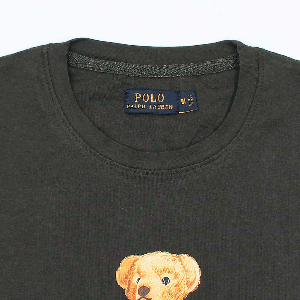 PRL bear T Shirt-grey