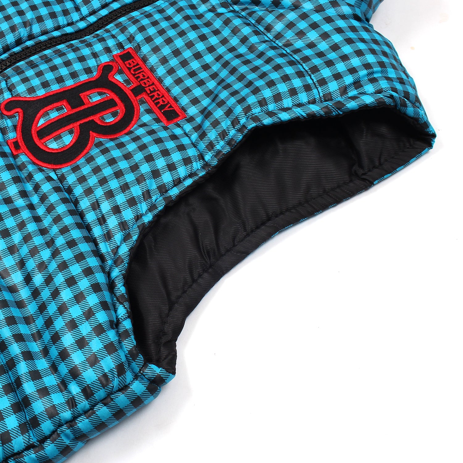 Tb blue check puffer