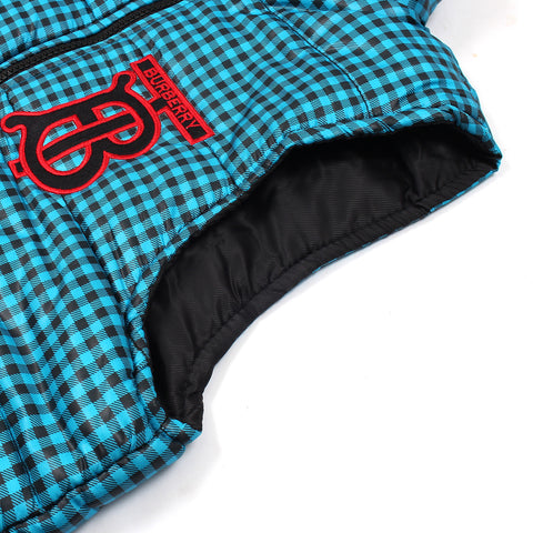 Tb blue check puffer