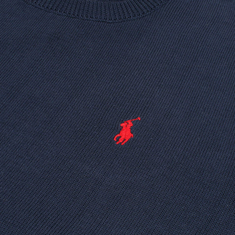 Brandahub sweaters RL Crew neck Cotton Sweater (navy blue)