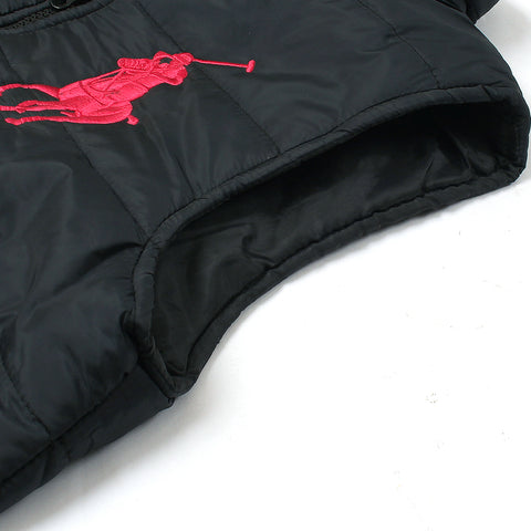 PRL Puffer Black with Big Pony - brandahub