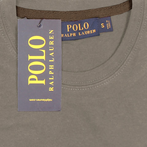 Prl small pony tshirt-brown