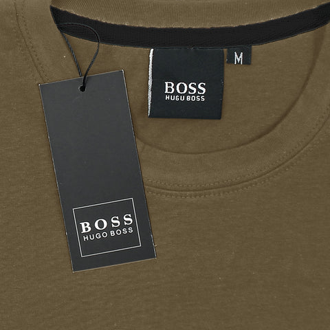 HB Printed tshirt-camel brown