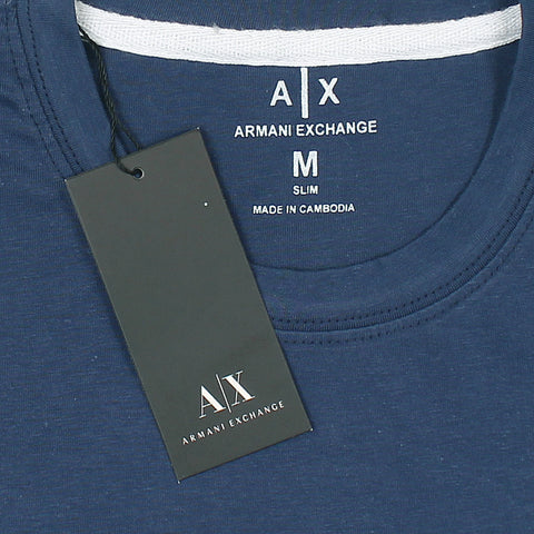 AX Printed tshirt-navy blue