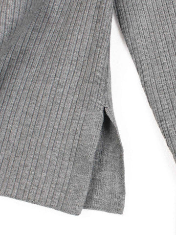 The Dynasty Frog Button Knit Set (grey)