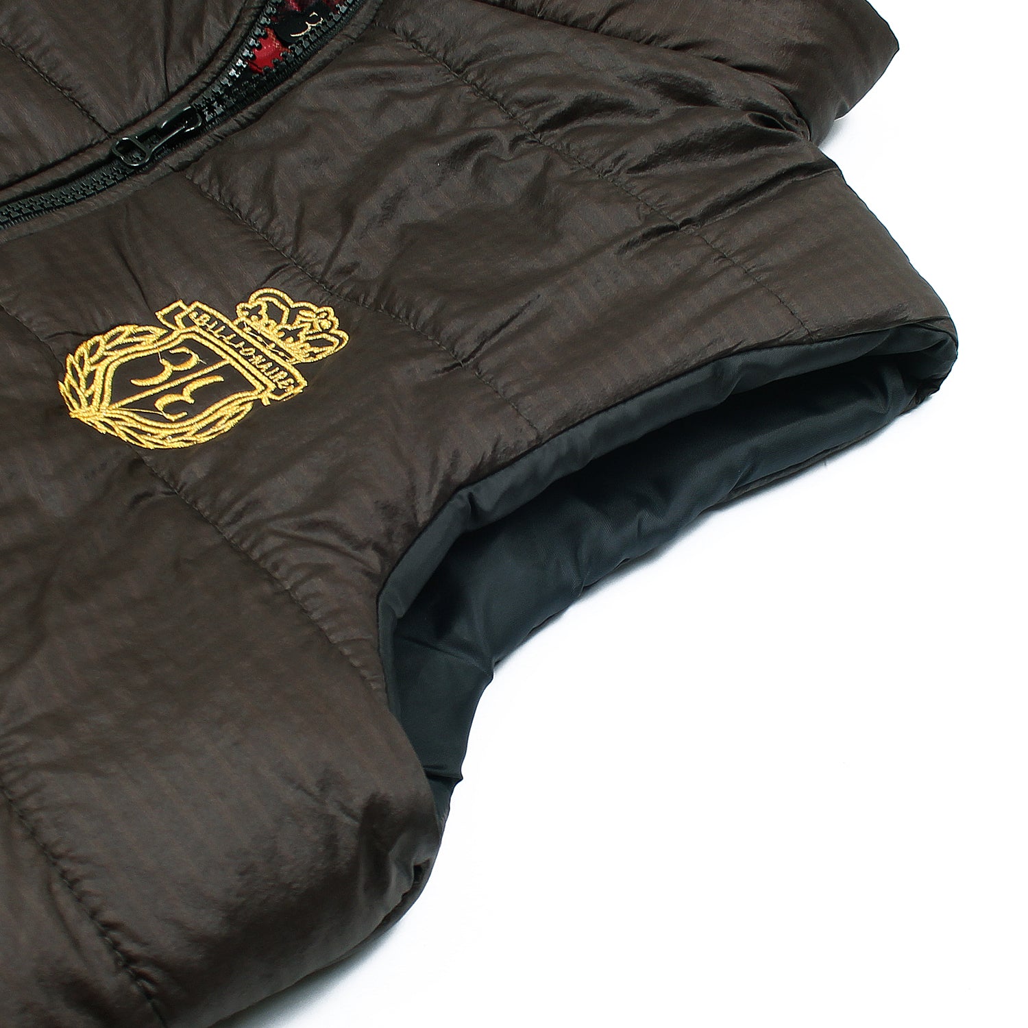 BL dark brown puffer