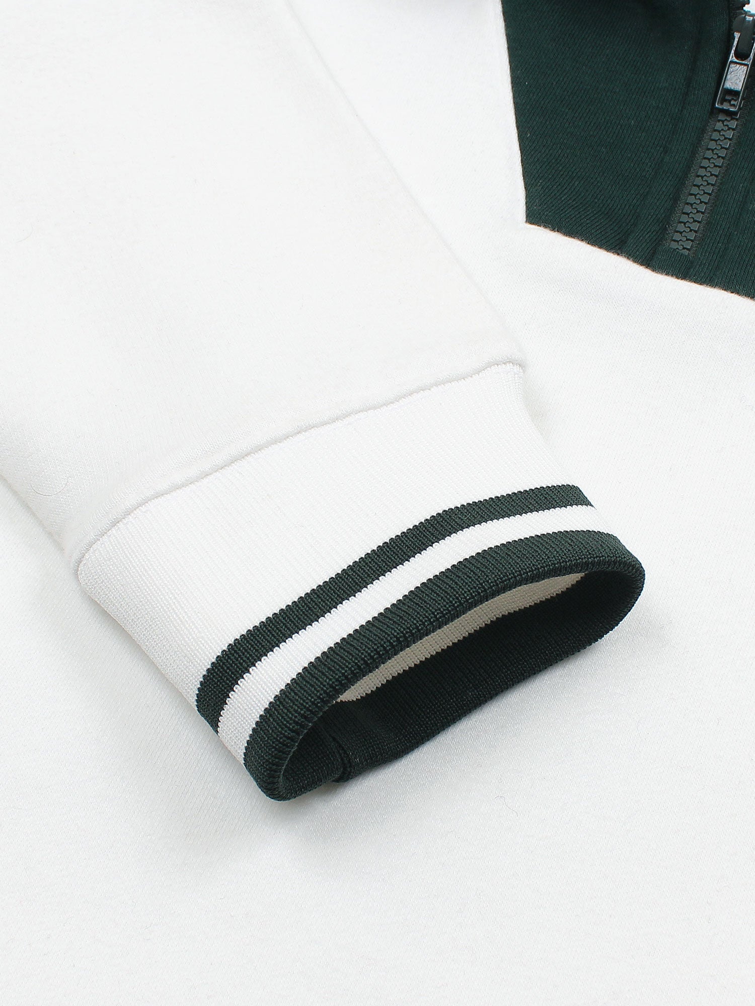 Premium Lst zipper sweatshirt (White)