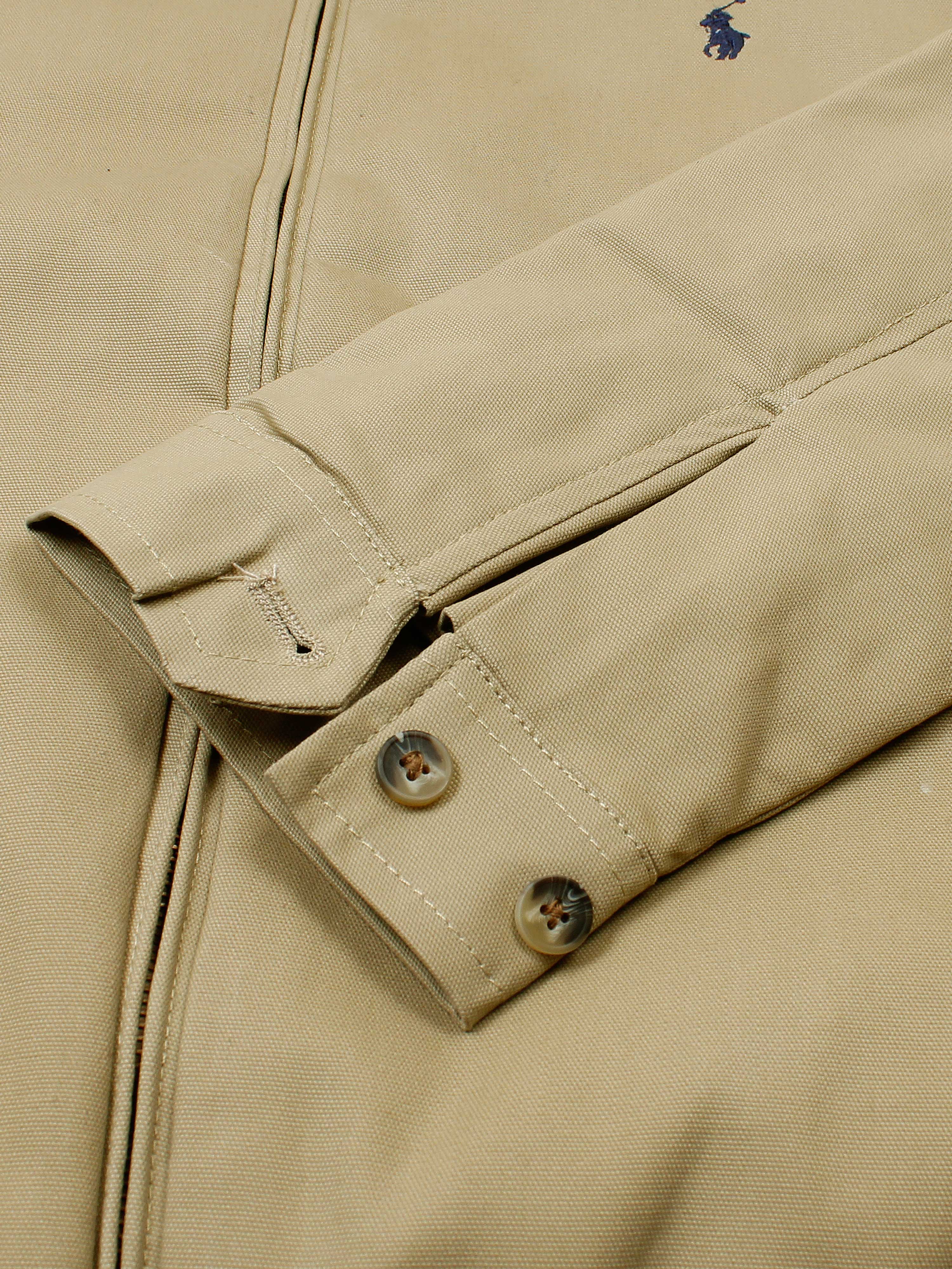 Brandahub Cotton Jackets PRL Cotton Twill Jacket (collar) (khaki)