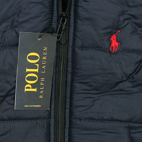 polo kids half sleeve puffer navy blue