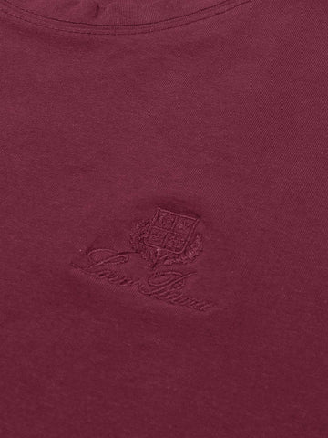Brandahub T-shirts premium Lp t shirt-Maroon