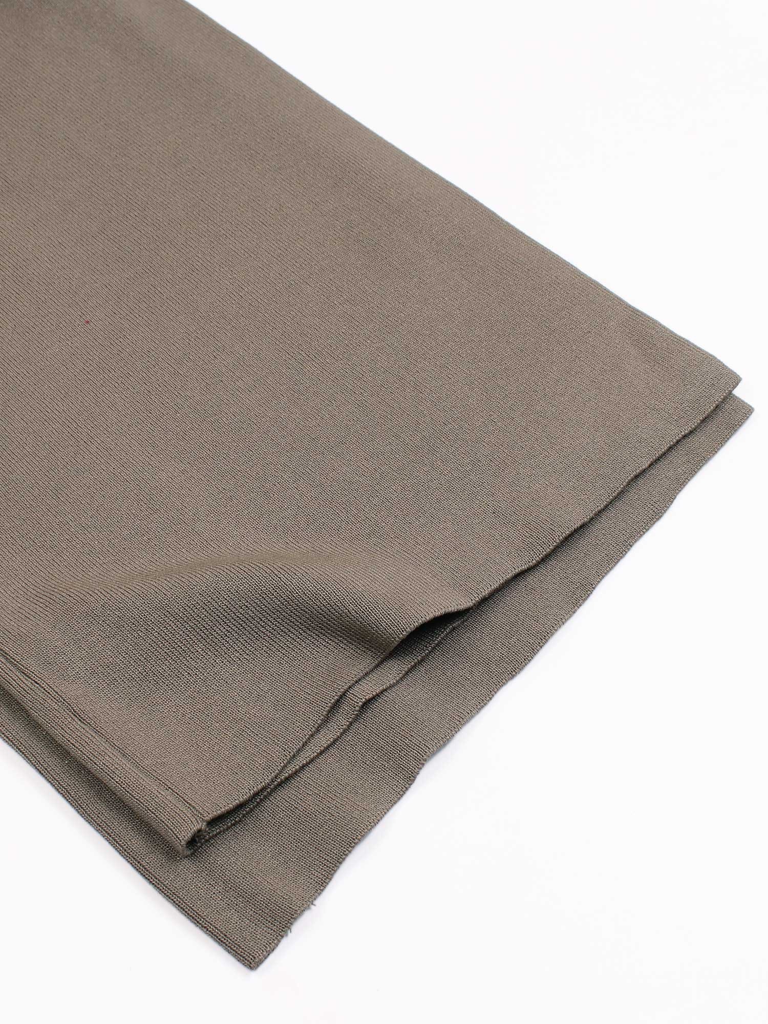 The Geo-Block Poncho Knit Set (Taupe & White)