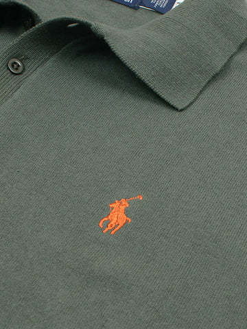 Brandahub polo shirts Premium Rl knit polo-olive green