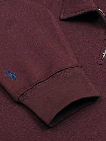The RL Polo Fleece Sweatshirt (maroon)