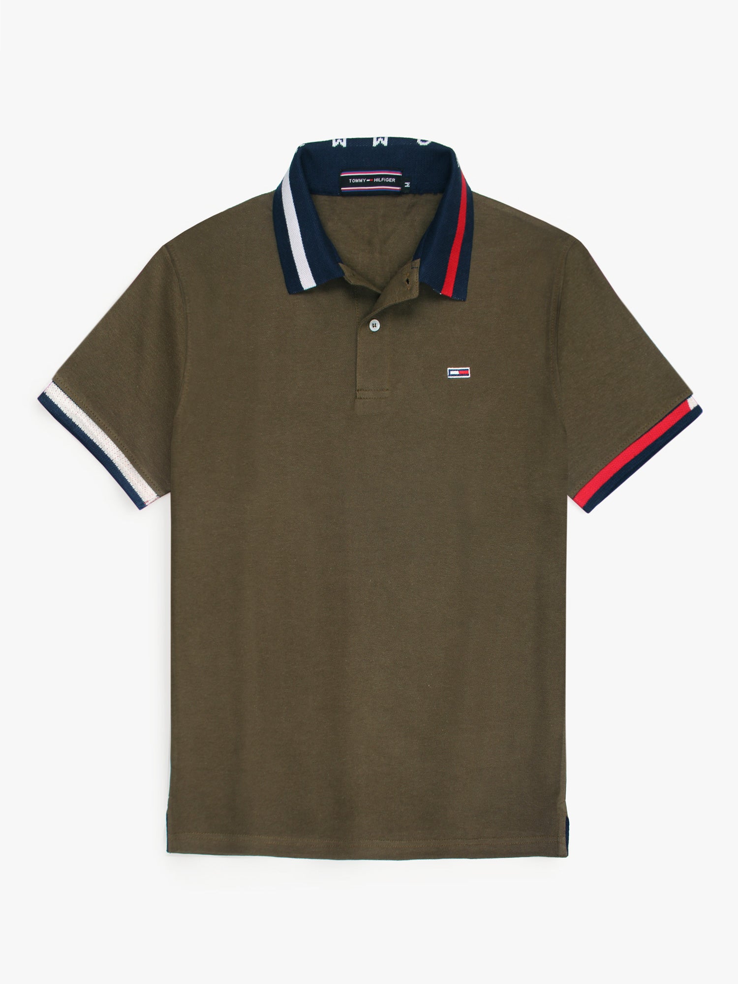TJ polo olive green