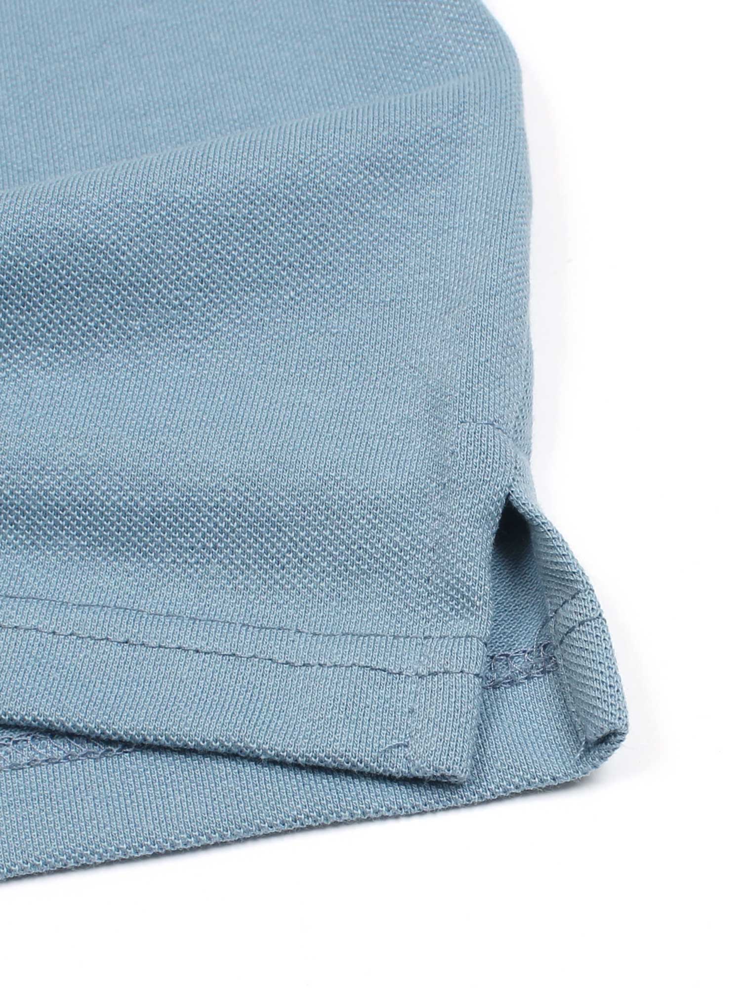 RL triple pony polo- aqua blue
