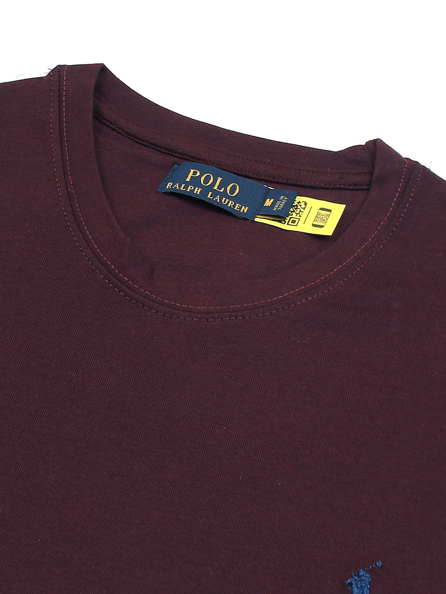 Prl small pony tshirt-maroon