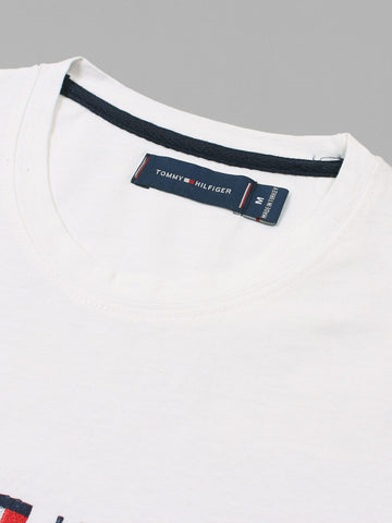 Brandahub T-shirts premium th embroidery t-shirt white