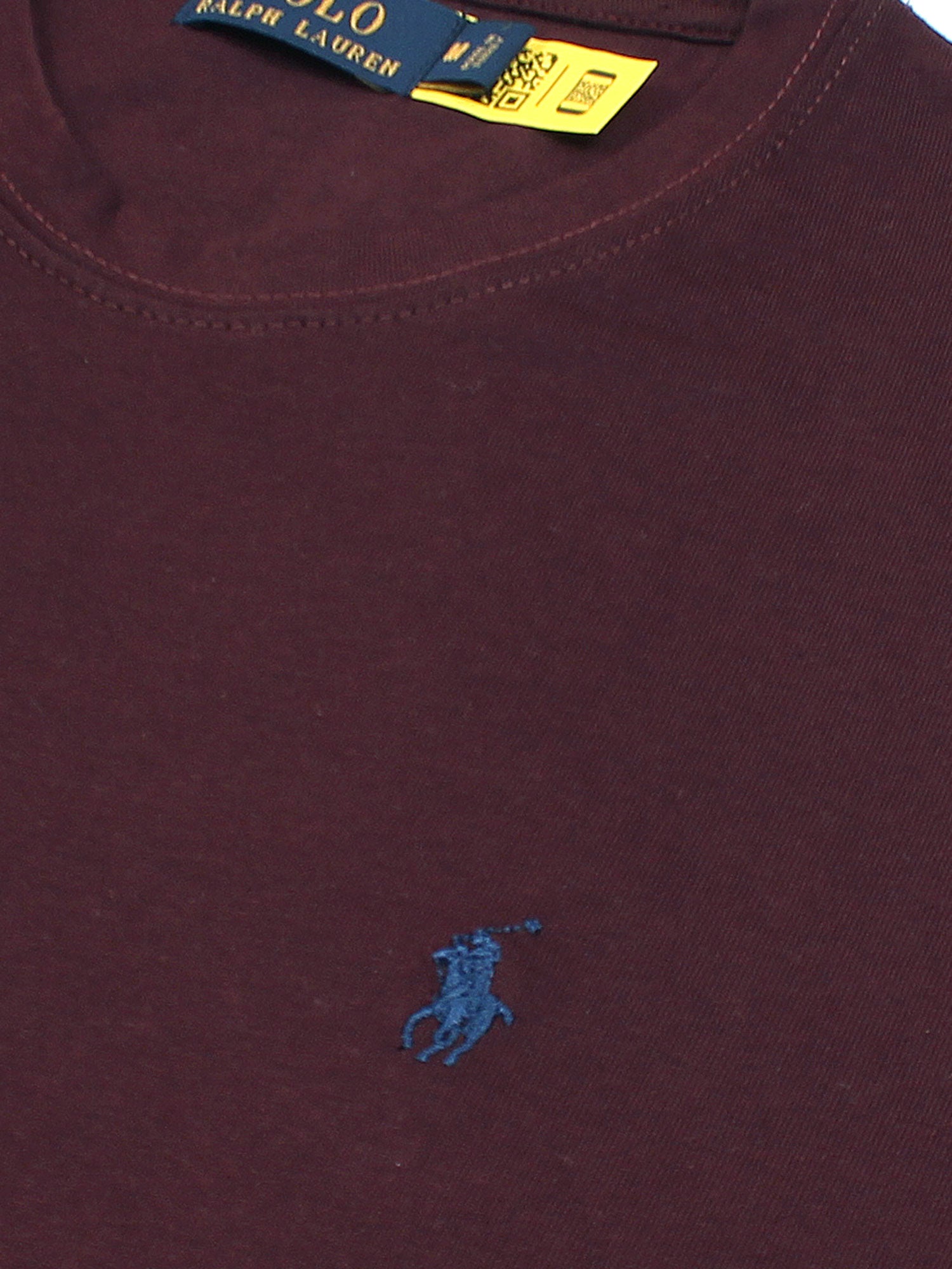 Prl small pony tshirt-maroon