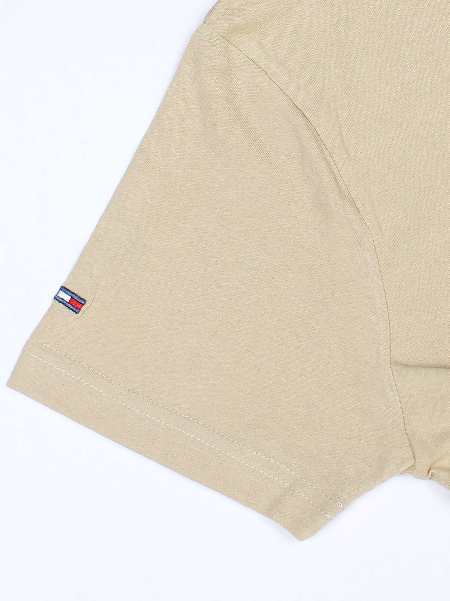 Th printed us tshirt-beige
