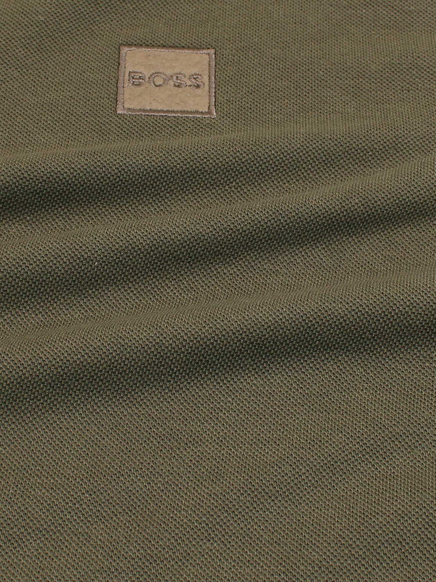 Hb zip polo-olive green