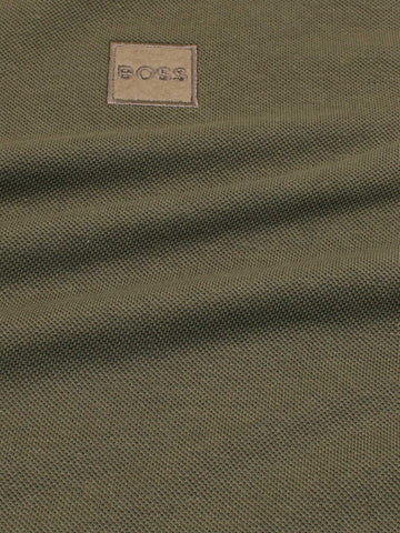 Hb zip polo-olive green