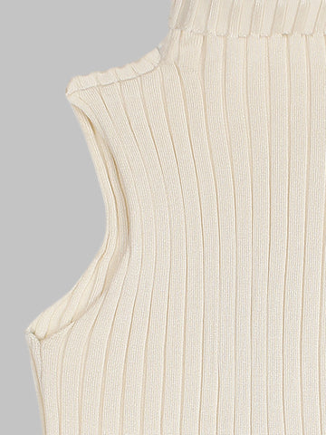 The Mayfair 3-Piece Layering Knit Set (Cream)