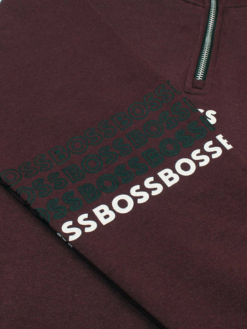 Bs Fleece Sweatshirt (maroon)