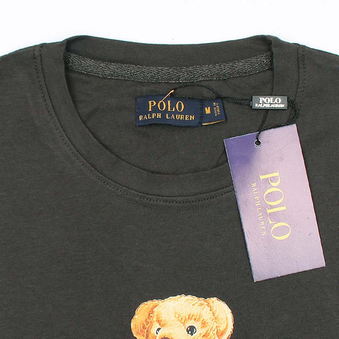 PRL bear T Shirt-grey