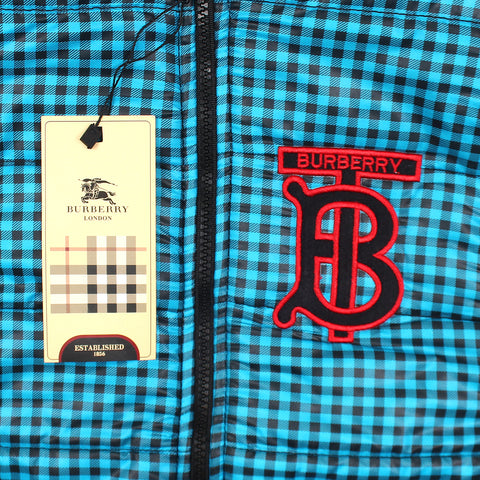 Tb blue check puffer