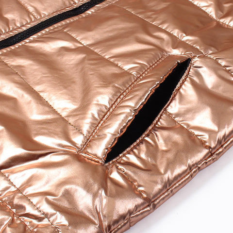 BL  rose gold puffer