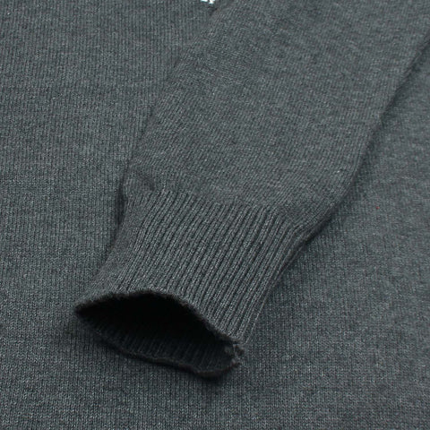 RL Crew neck Cotton Sweater (dark grey)