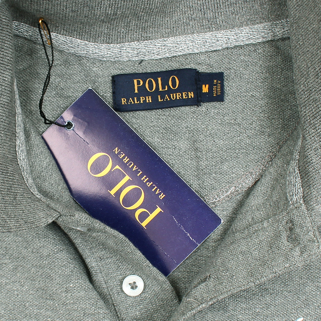 RL triple pony polo-heather grey