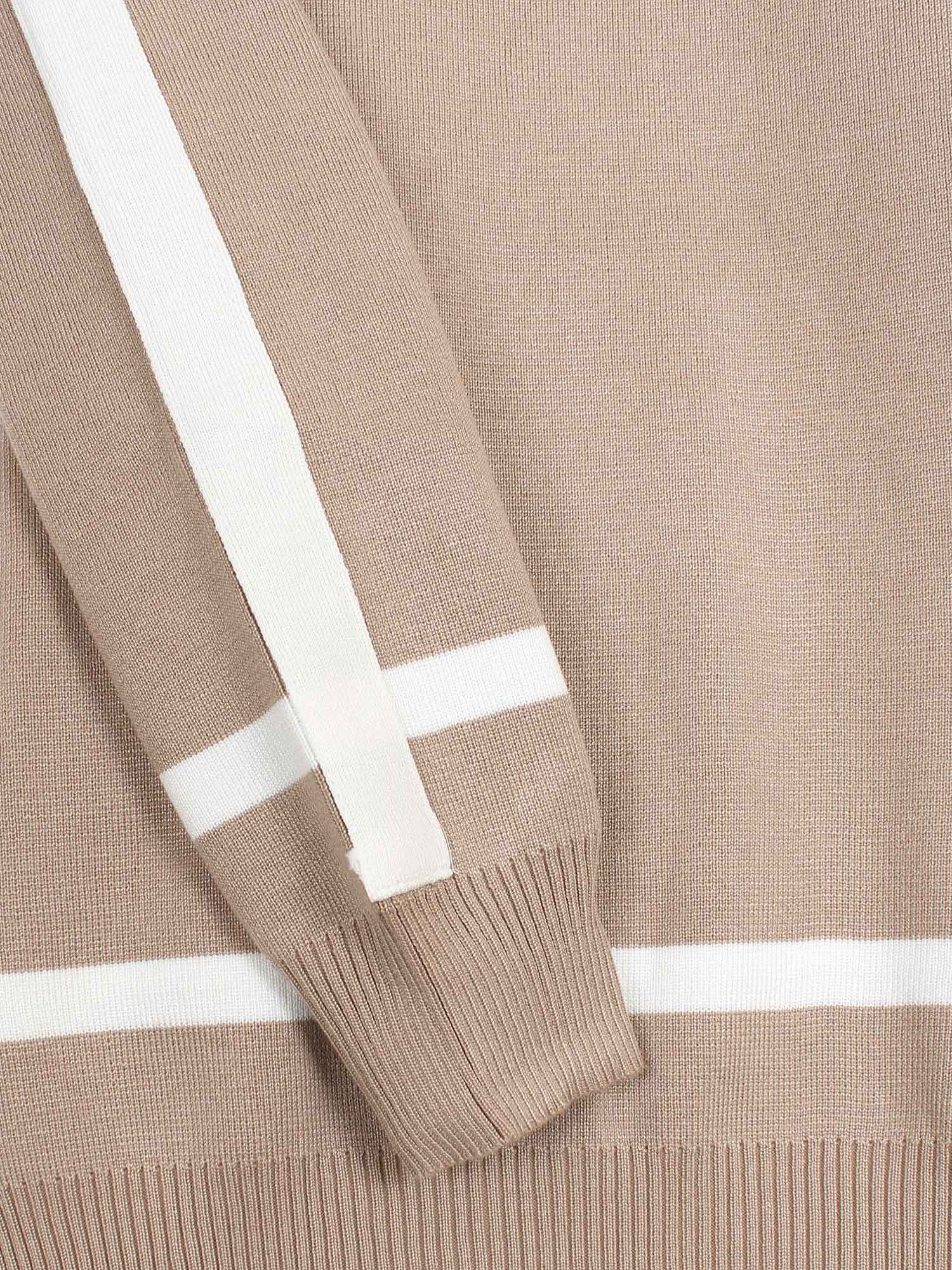 The Lwe Striped Knit Co-ord Set (Beige)