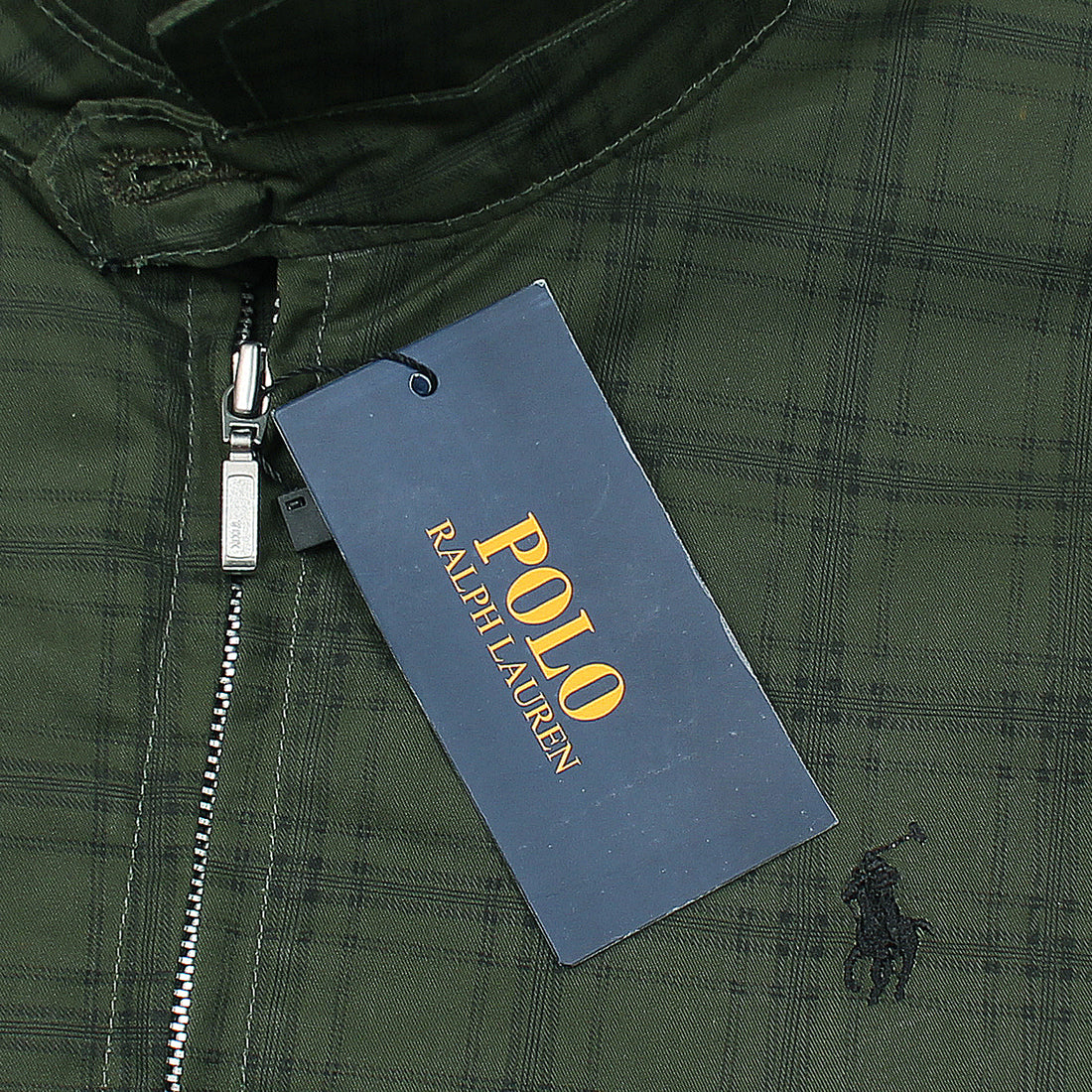 PRL Cotton Twill Jacket ( new) (green check)