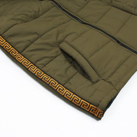 VRS  olive green puffer - brandahub