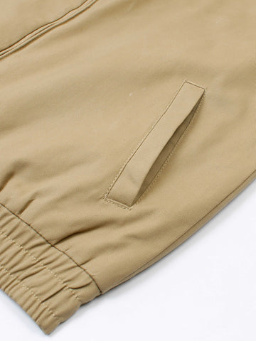 Brandahub Cotton Jackets PRL Cotton Twill Jacket (collar) (khaki)