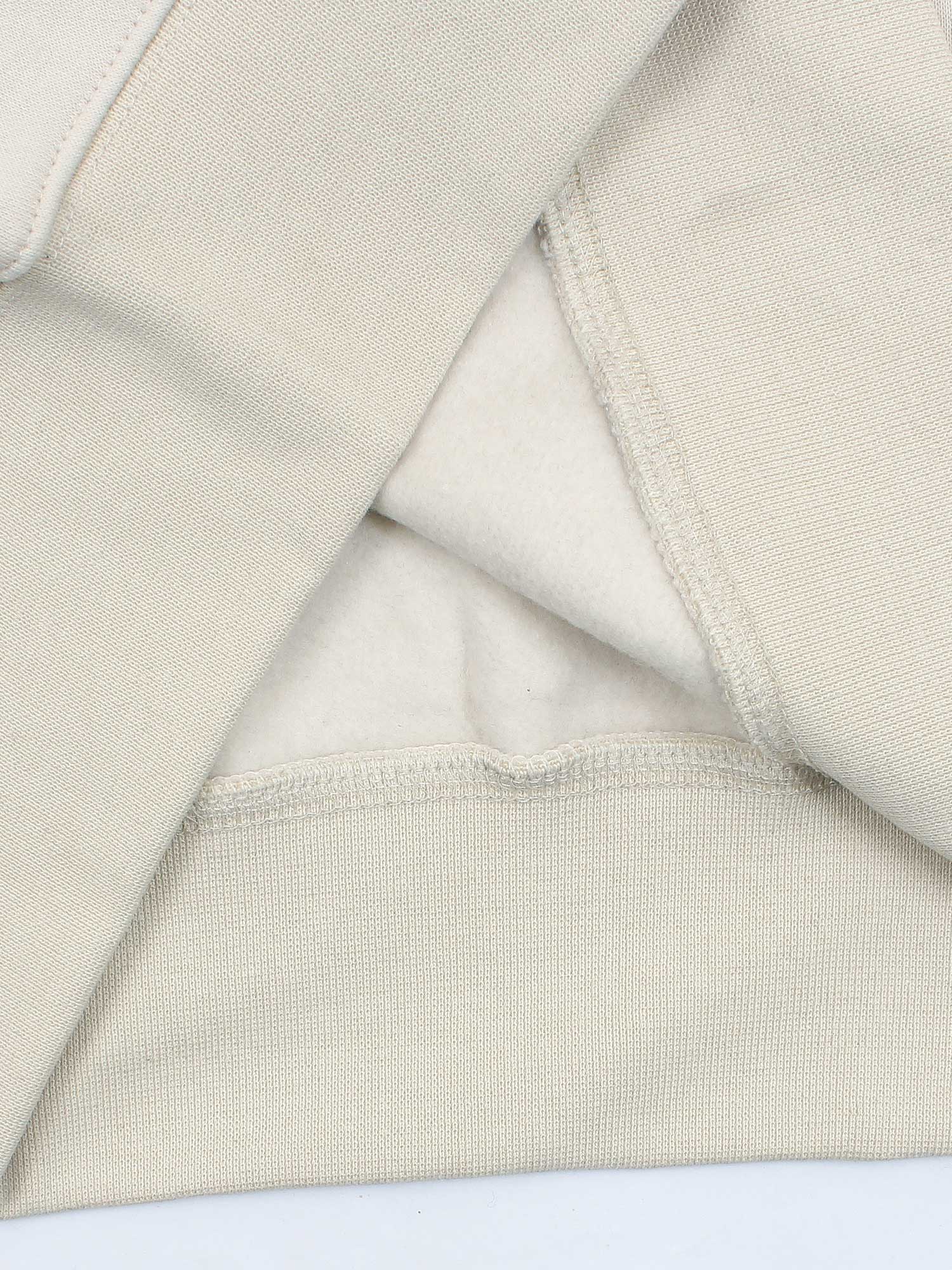 Brandahub sweartshirts The Cb Fleece Sweatshirt (beige) unisex