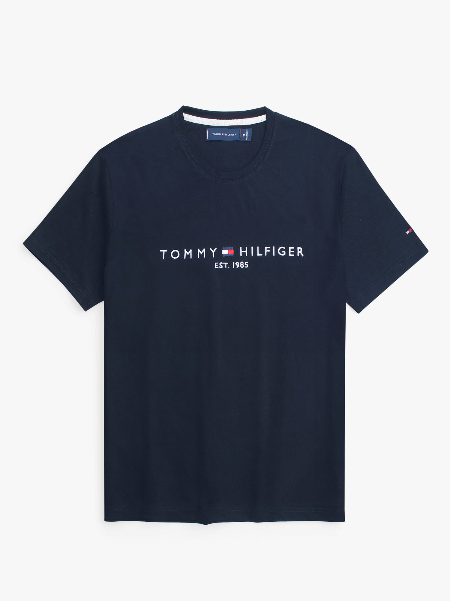 Brandahub T-shirts premium th embroidery t-shirt navy blue