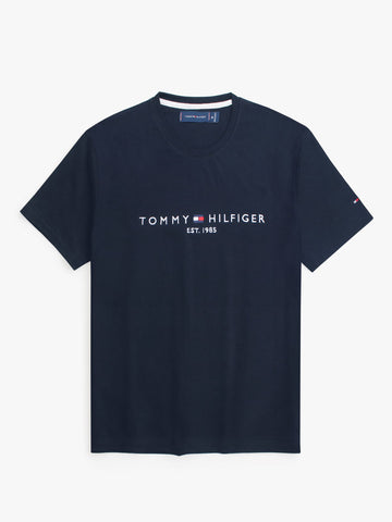 Brandahub T-shirts premium th embroidery t-shirt navy blue