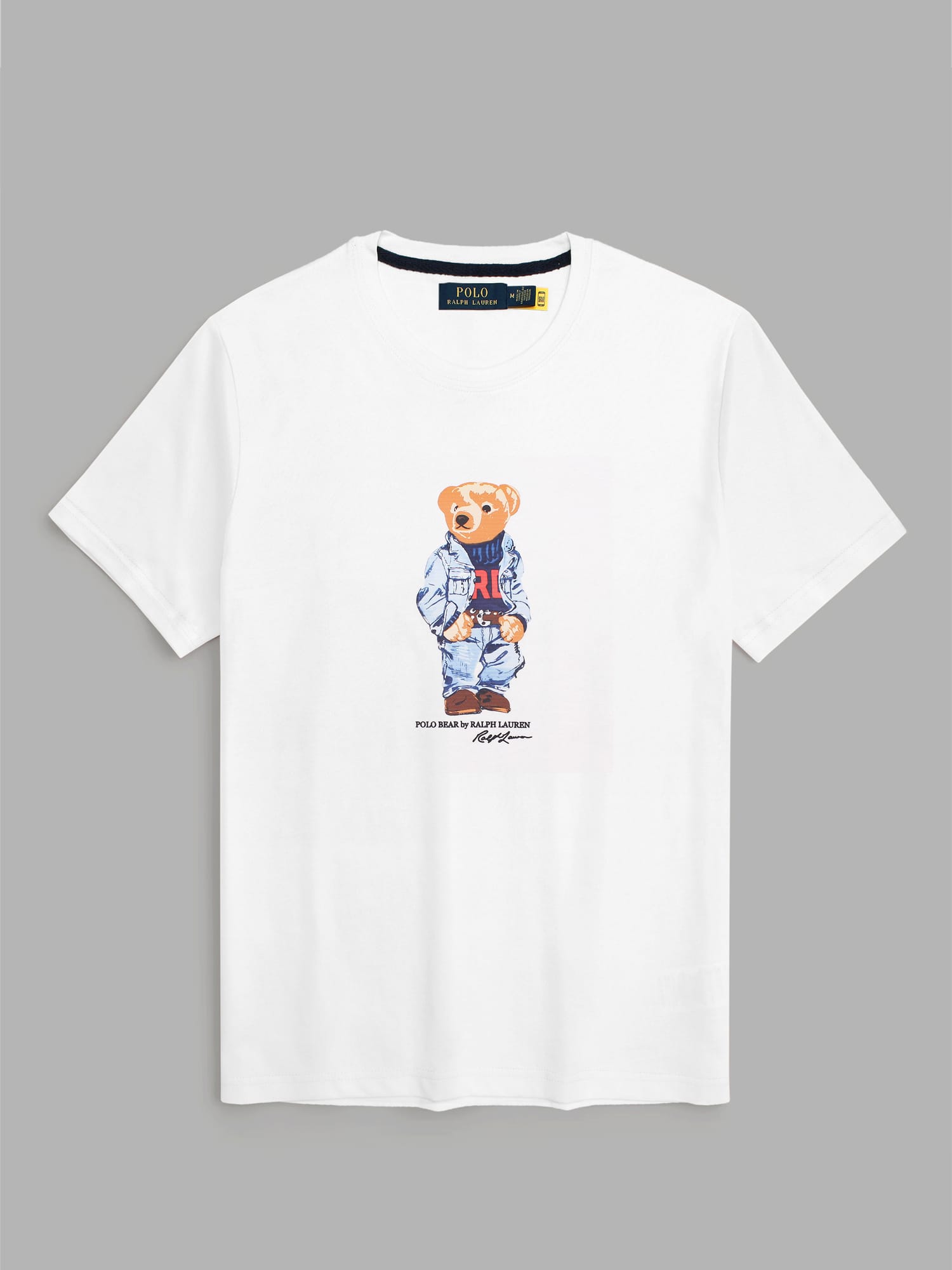 Brandahub T-shirts PRL bear T Shirt-white