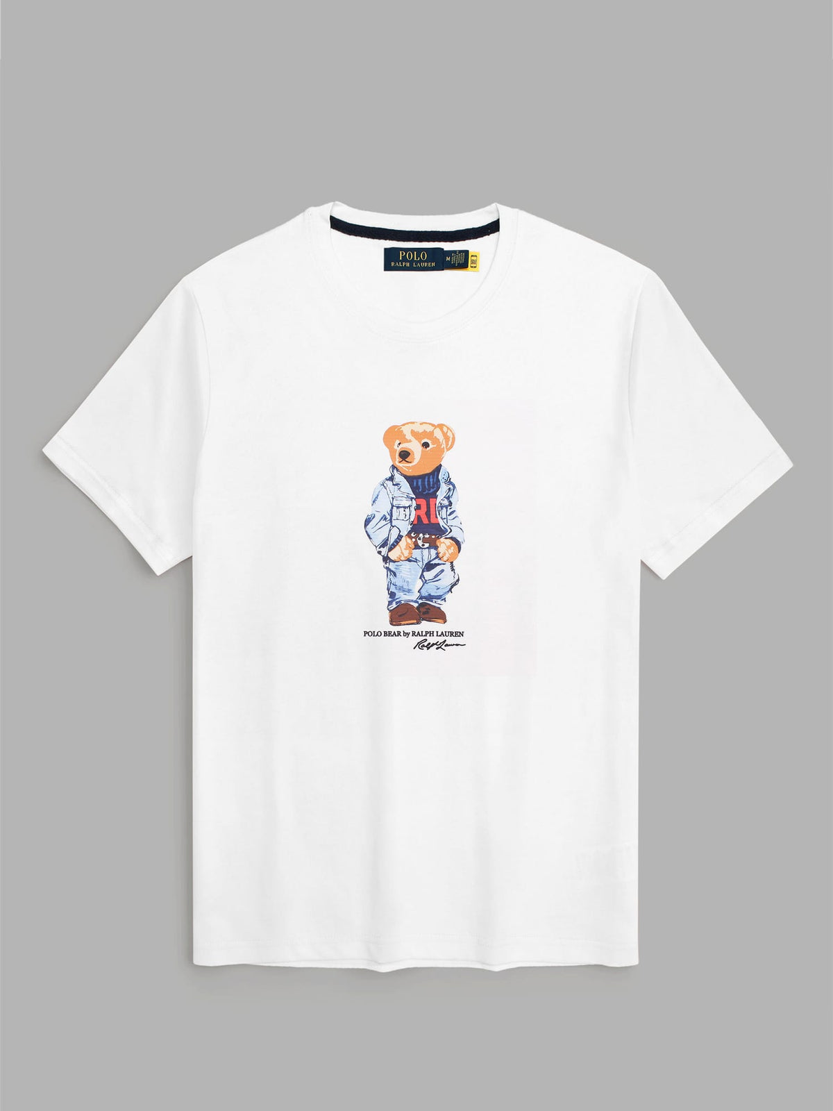 Brandahub T-shirts PRL bear T Shirt-white